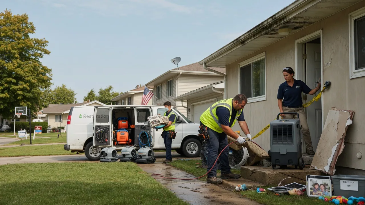 Water Damage Restoration in Harwood, ND near me